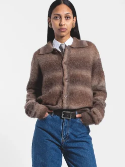 Dr. Denim Unisex Strickcardigan – Quillion in braun