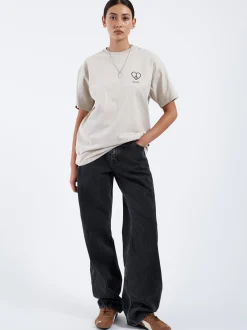 Dr. Denim Unisex T-Shirt – Trooper in beige