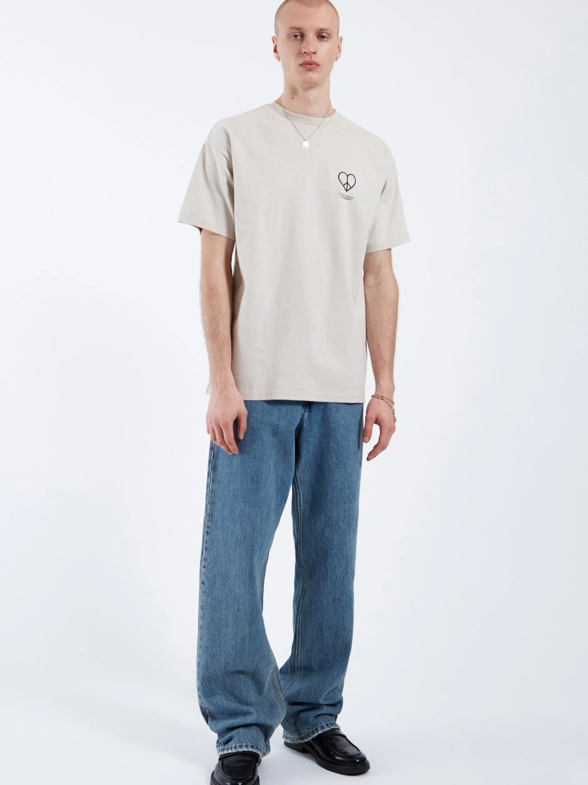 Dr. Denim Unisex T-Shirt – Trooper in beige