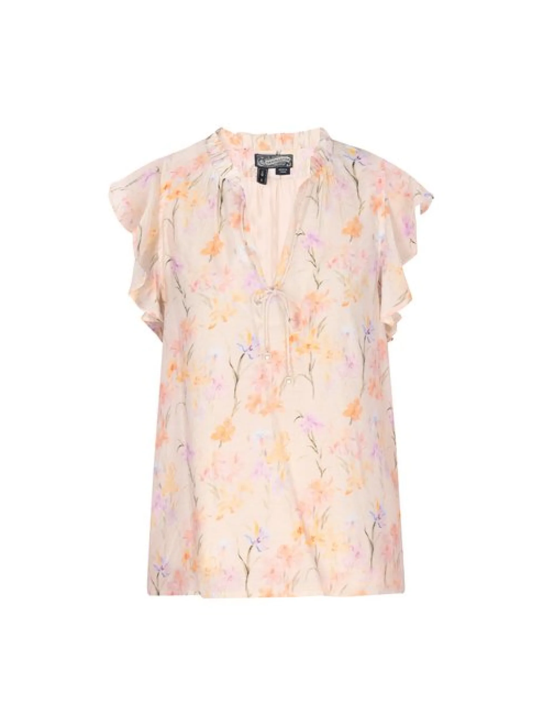 Dreimaster Damen Bluse in aprikot