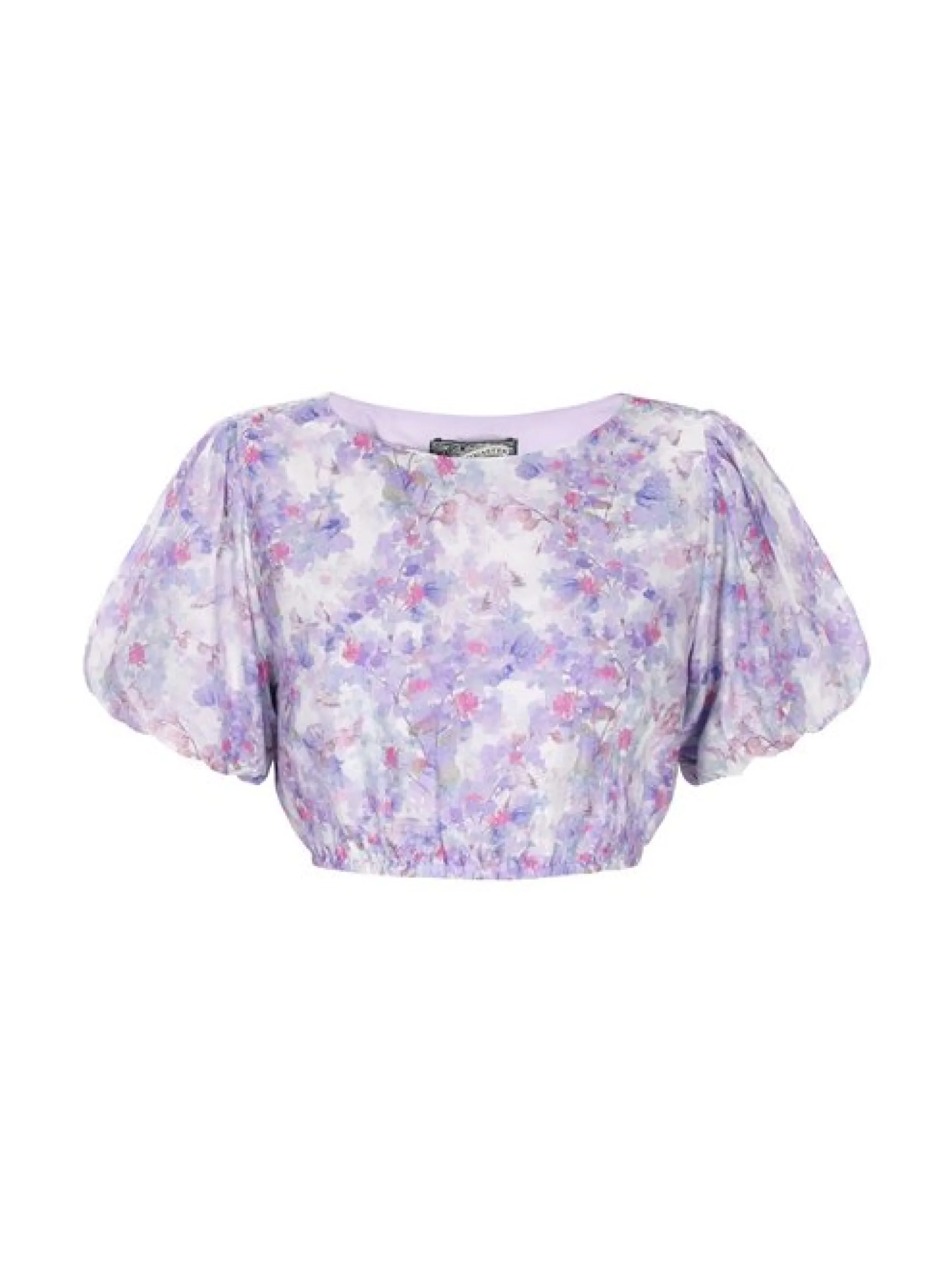 Dreimaster Damen Bluse in grau - Ausschnitt: Rundhals