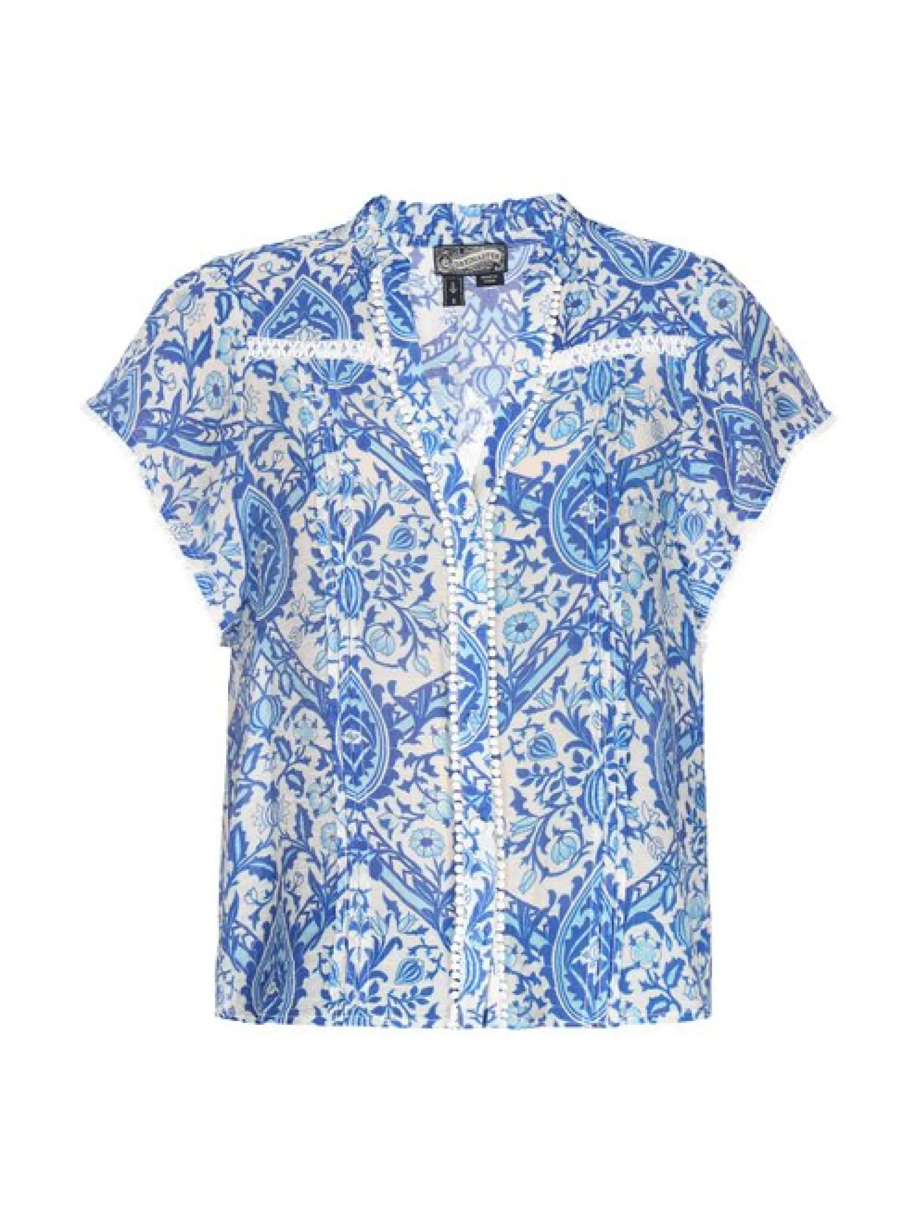 Dreimaster Damen Bluse in türkis