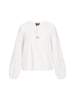 Dreimaster Damen Bluse in weiß