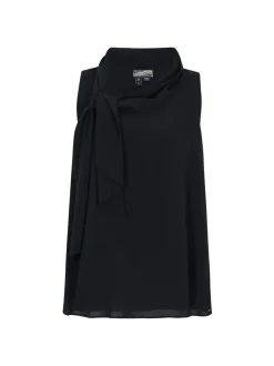 Dreimaster Damen Blusentop in schwarz