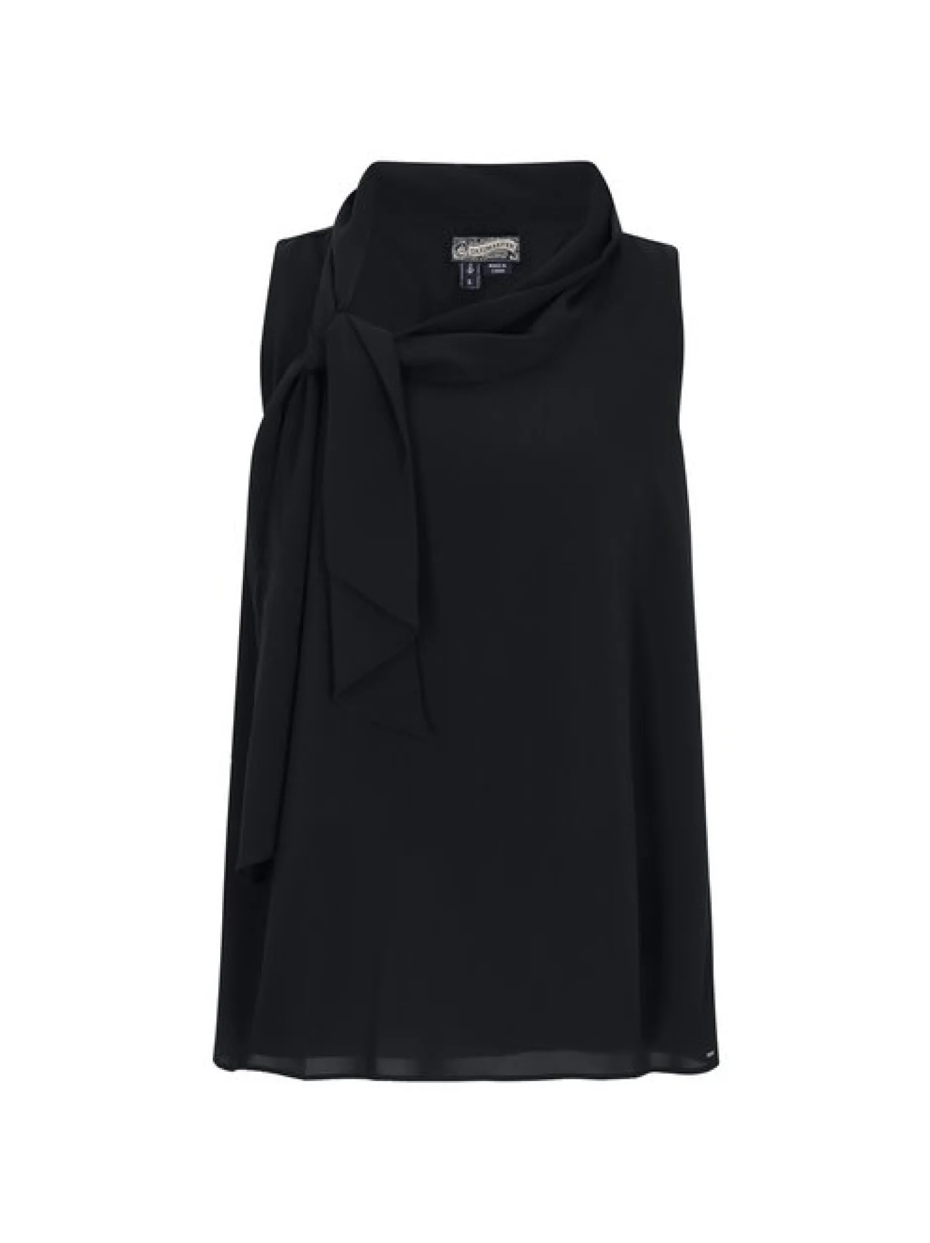 Dreimaster Damen Blusentop in schwarz