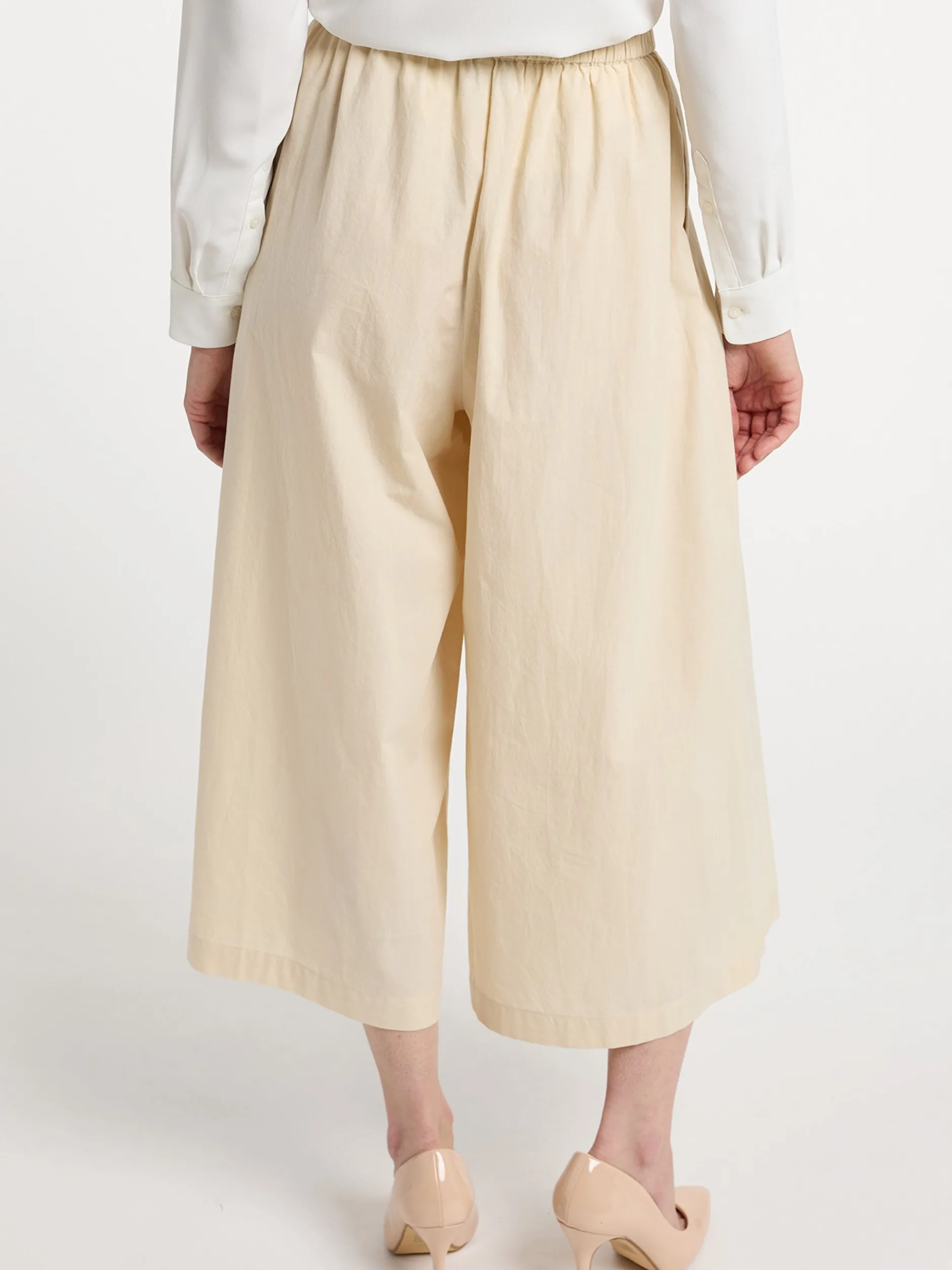 Dreimaster Damen Culotte in beige - Länge: lang