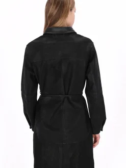 Dreimaster Damen Hemdbluse in schwarz
