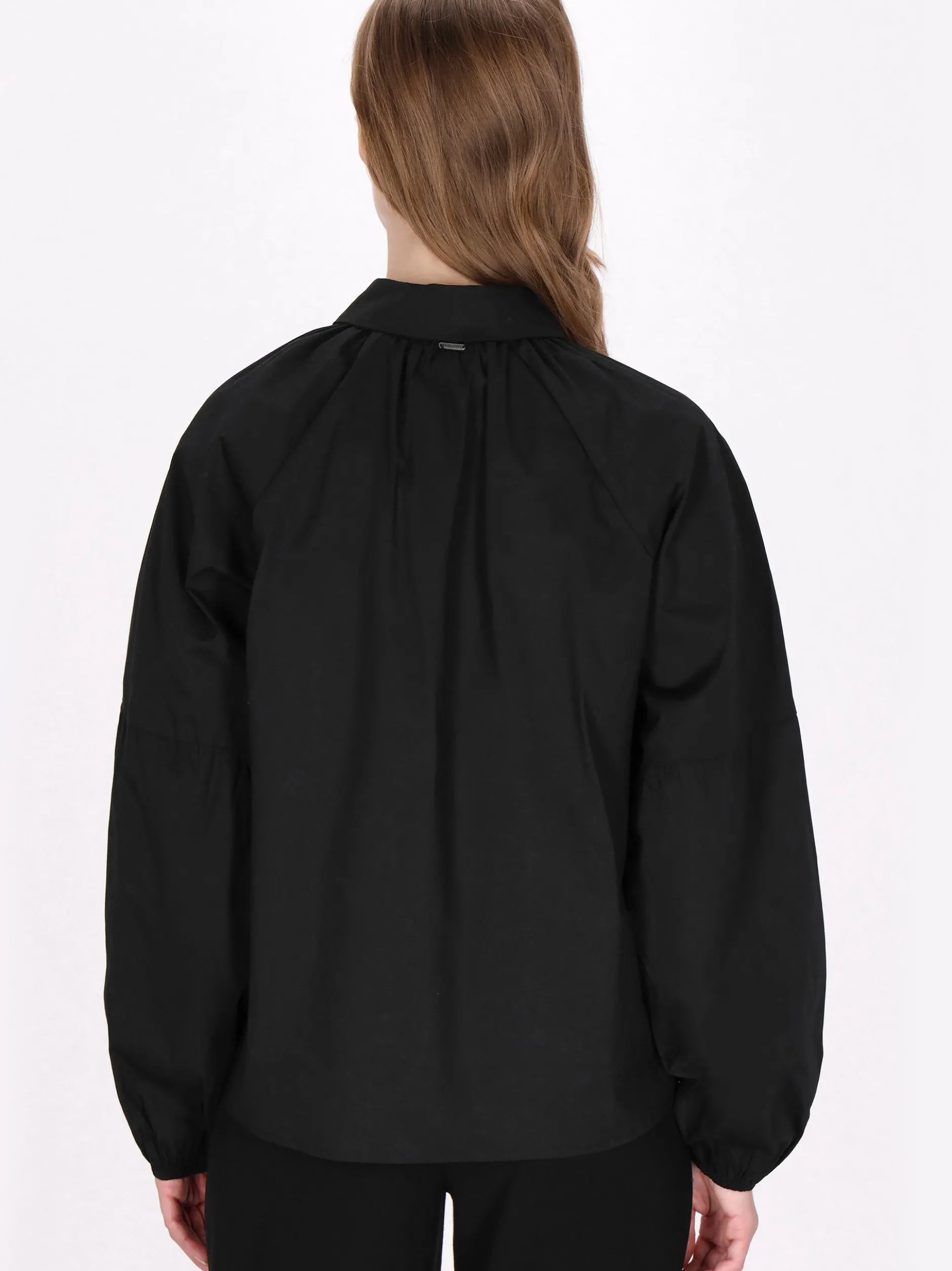 Dreimaster Damen Hemd in schwarz