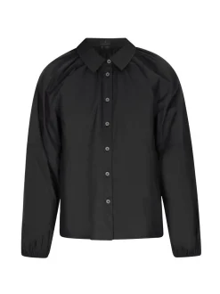 Dreimaster Damen Hemd in schwarz