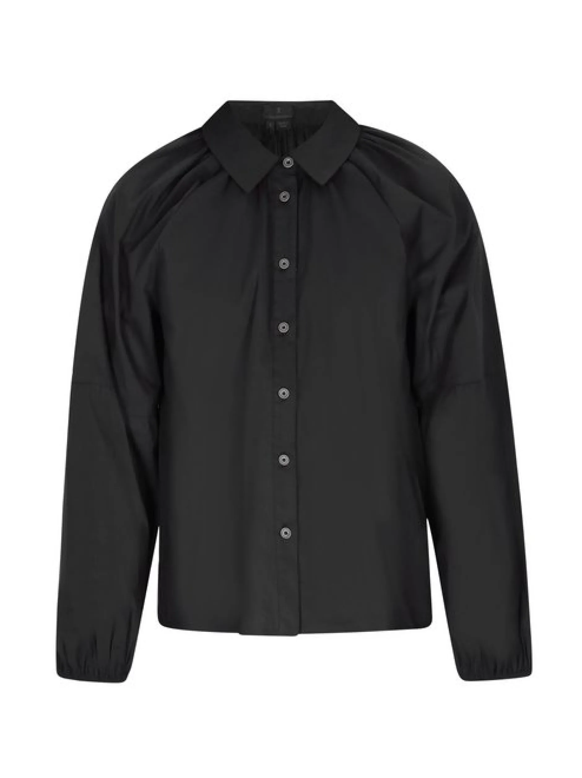 Dreimaster Damen Hemd in schwarz