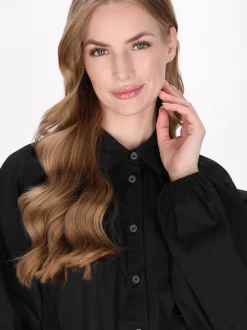 Dreimaster Damen Hemd in schwarz