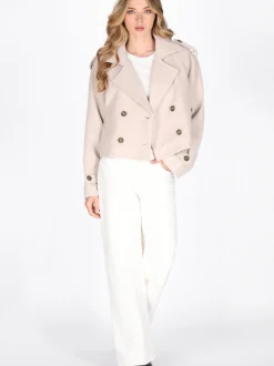 Dreimaster Damen Jacke in beige