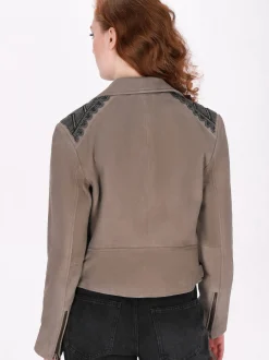 Dreimaster Damen Jacke in beige