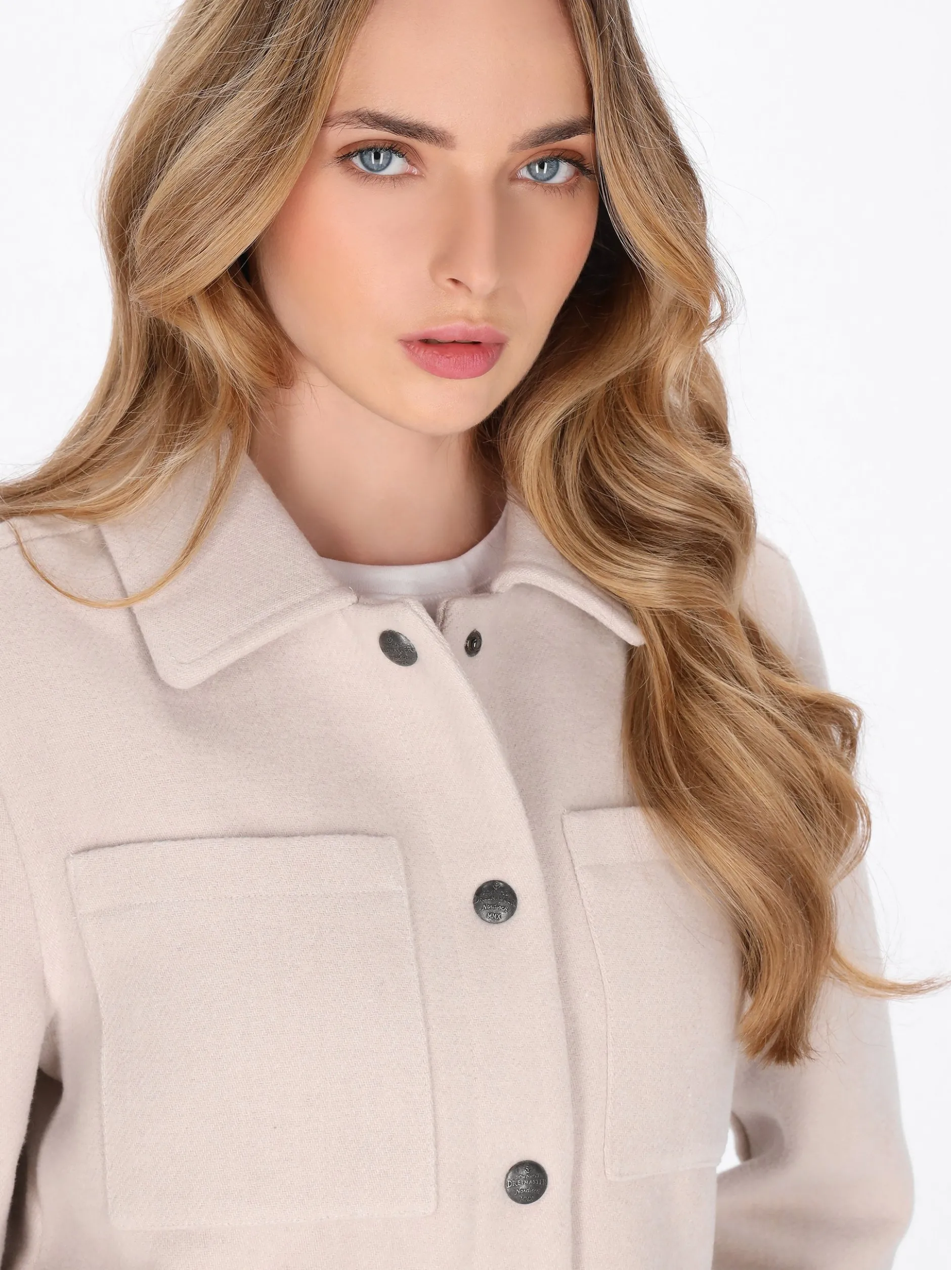 Dreimaster Damen Jacke in beige
