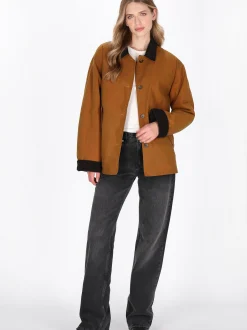 Dreimaster Damen Jacke in braun