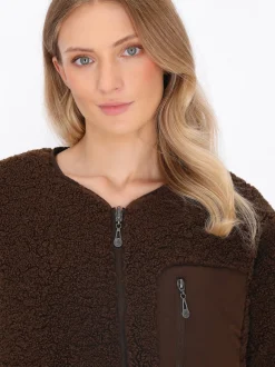 Dreimaster Damen Jacke in braun