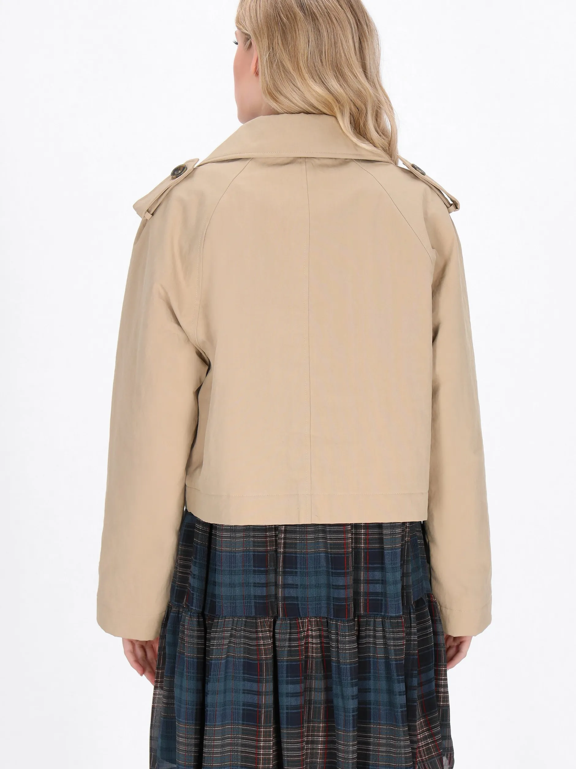 Dreimaster Damen Jacke in ecru