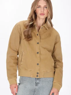 Dreimaster Damen Jacke in ecru