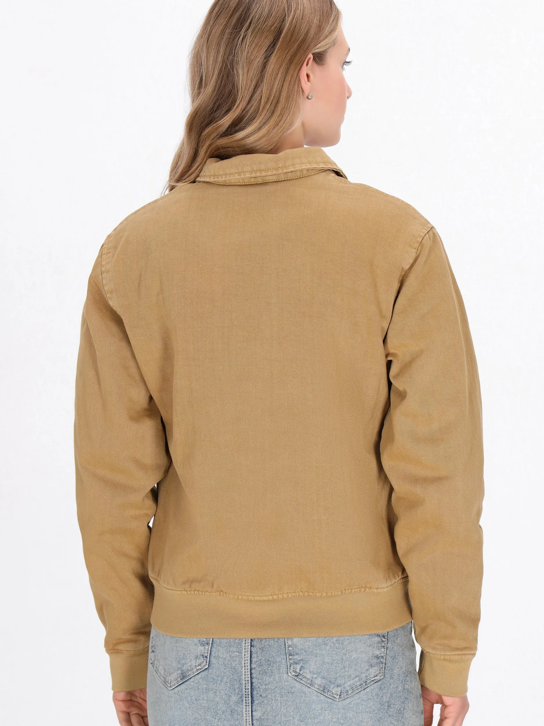 Dreimaster Damen Jacke in ecru