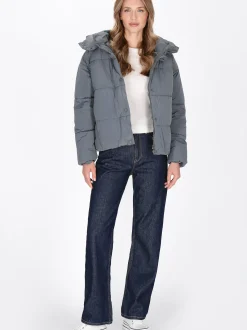 Dreimaster Damen Jacke in grau