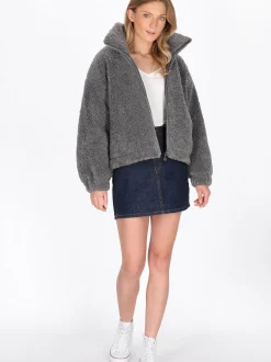 Dreimaster Damen Jacke in grau