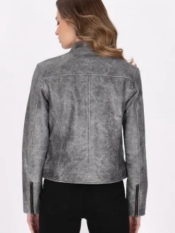 Dreimaster Damen Jacke in grau