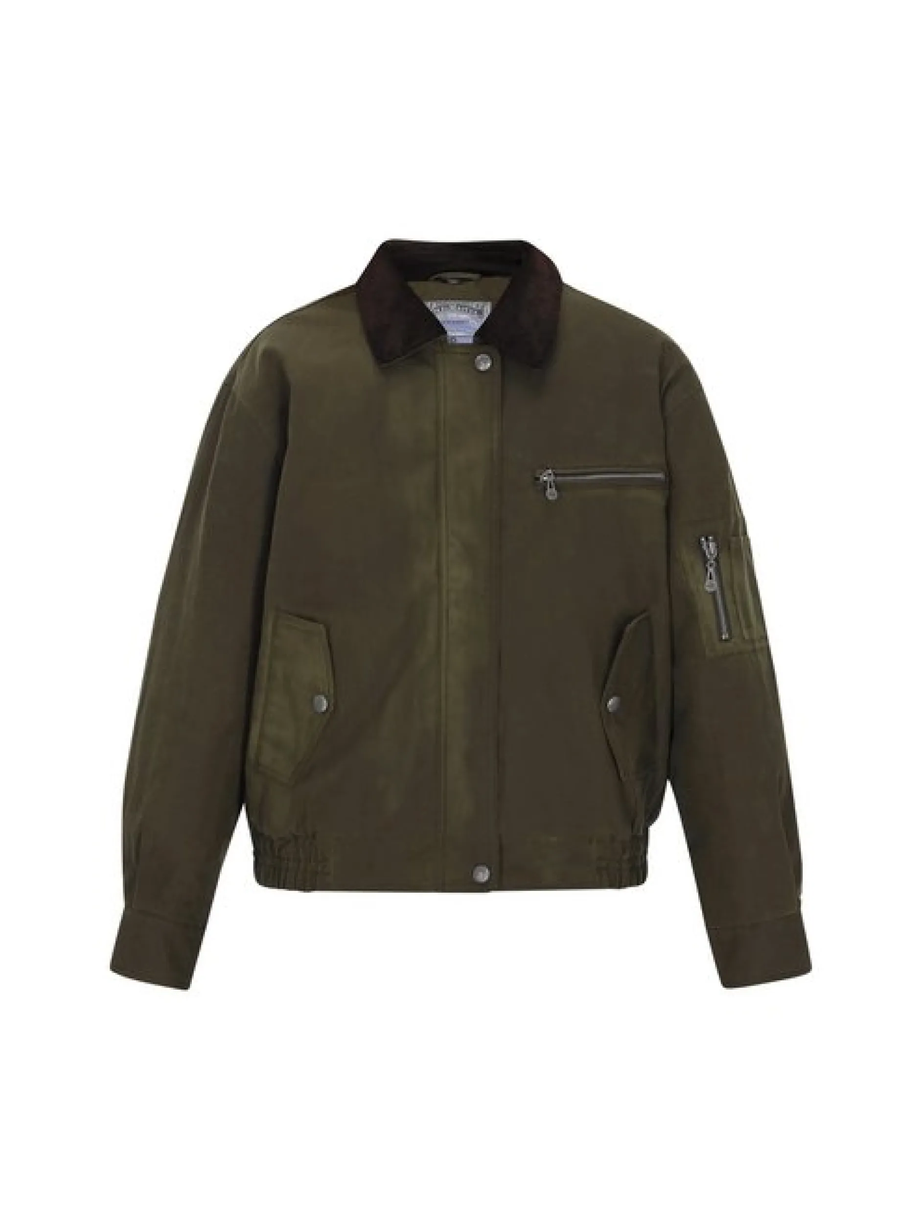 Dreimaster Damen Jacke in oliv