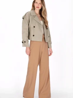 Dreimaster Damen Jacke in oliv