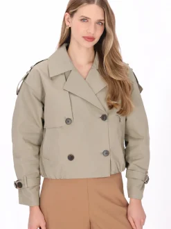 Dreimaster Damen Jacke in oliv