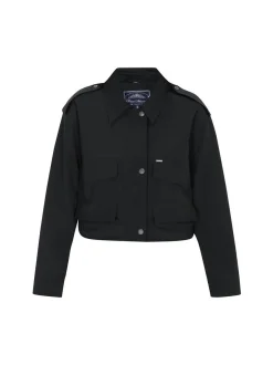 Dreimaster Damen Jacke in schwarz