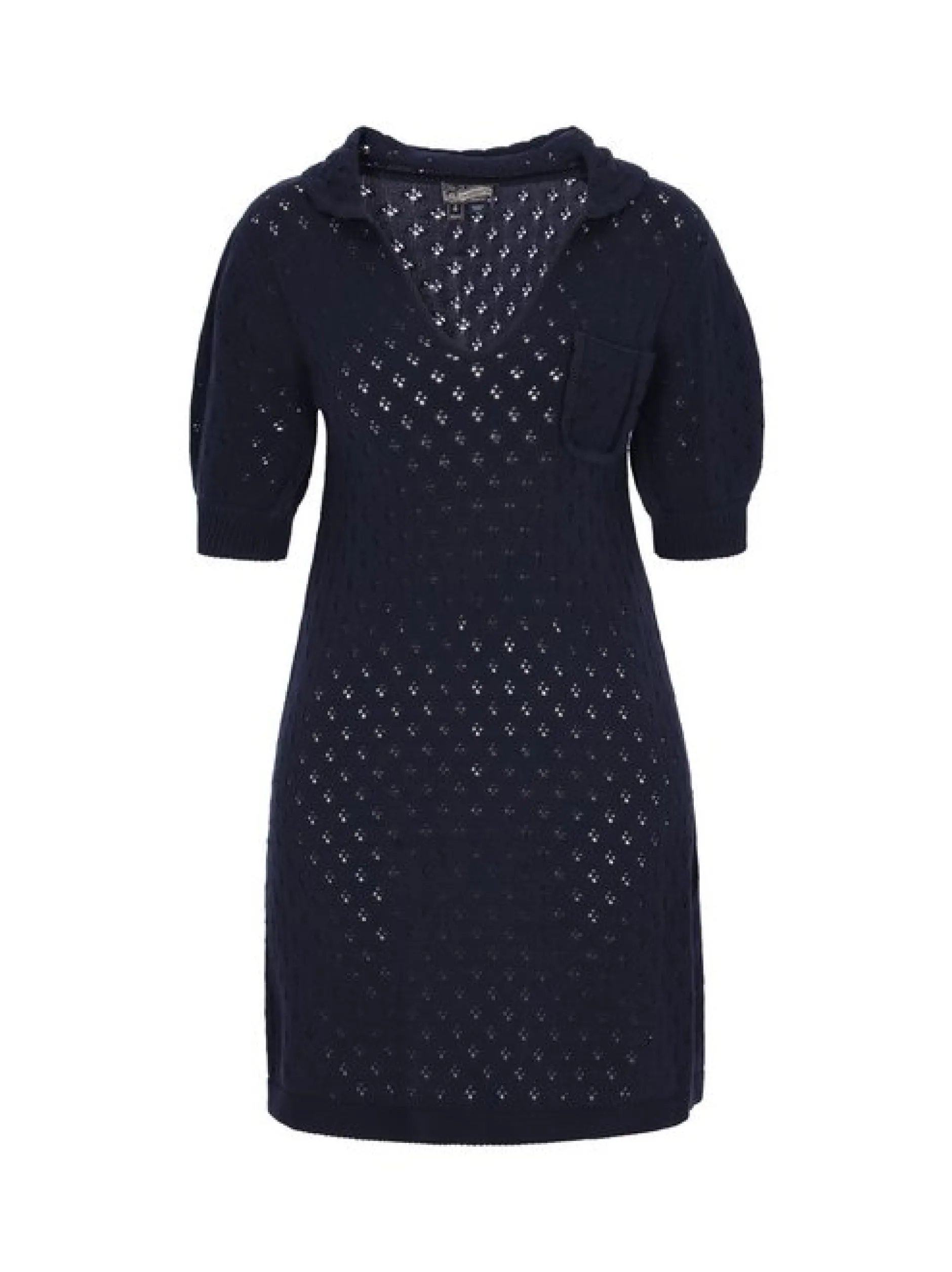Dreimaster Damen Kleid in blau - Länge: mittel