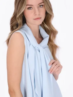 Dreimaster Damen Kleid in hellblau - Länge: mittel