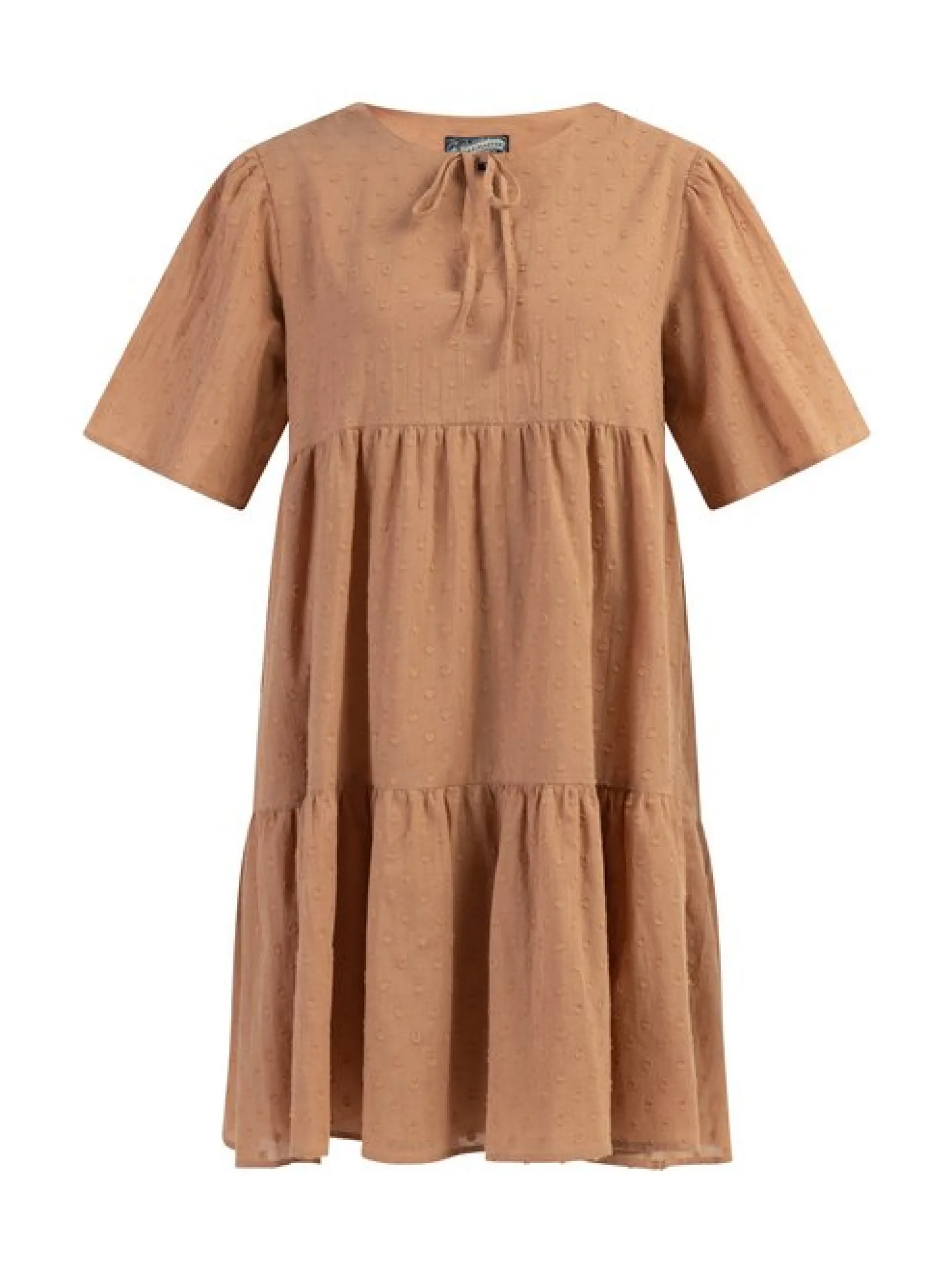 Dreimaster Damen Kleid in nougat - Länge: mittel