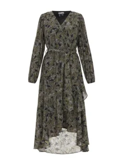 Dreimaster Damen Kleid in schwarz - Länge: mittel