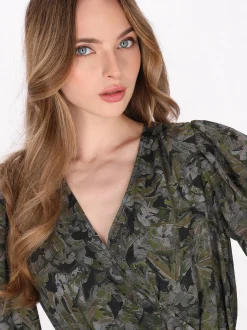 Dreimaster Damen Kleid in schwarz - Länge: mittel