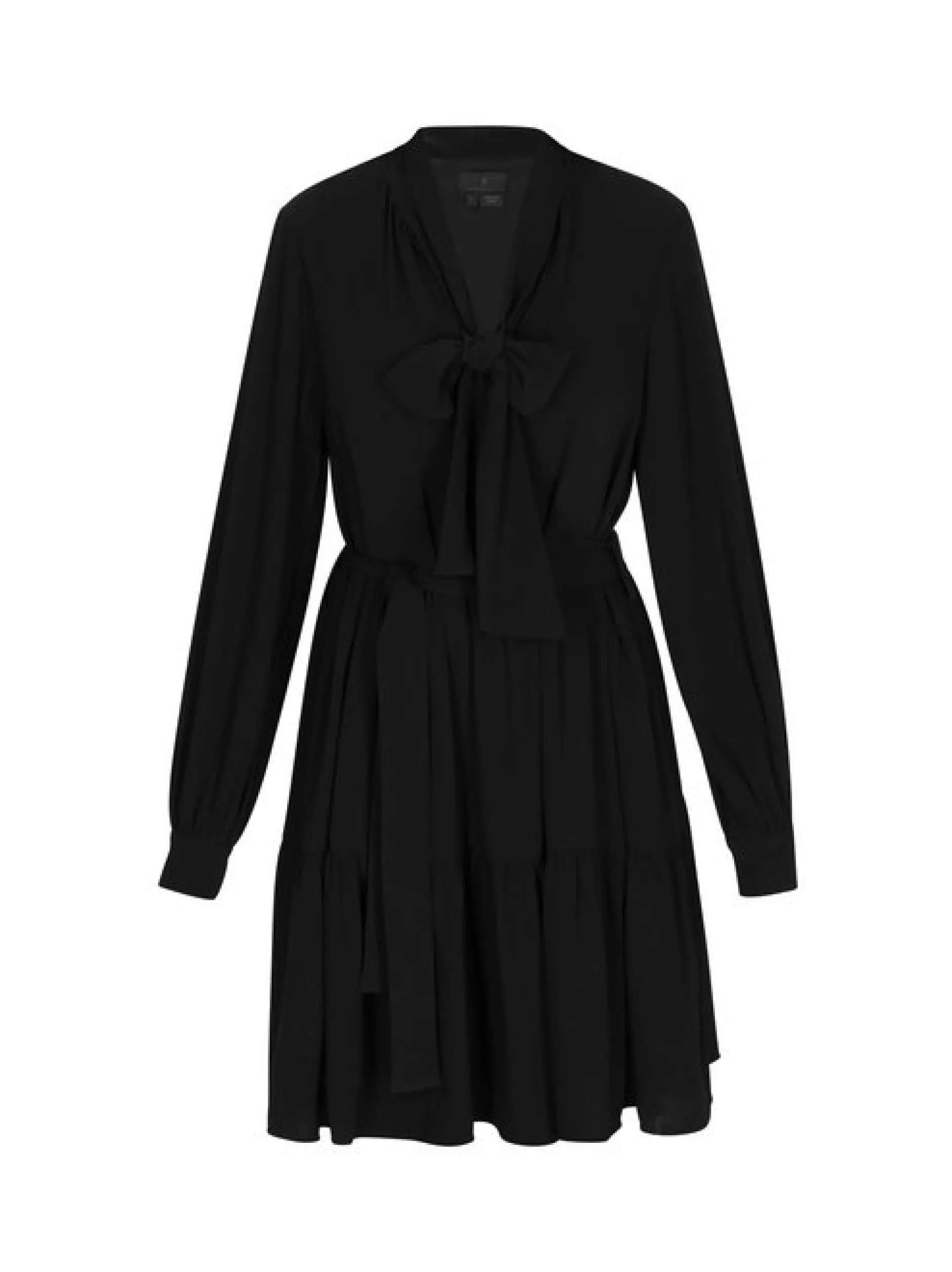 Dreimaster Damen Kleid in schwarz - Länge: mittel