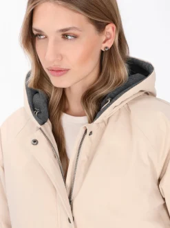 Dreimaster Damen Parka in beige