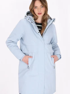 Dreimaster Damen Parka in blau