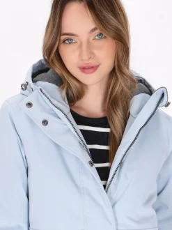 Dreimaster Damen Parka in blau