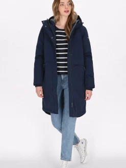 Dreimaster Damen Parka in marine