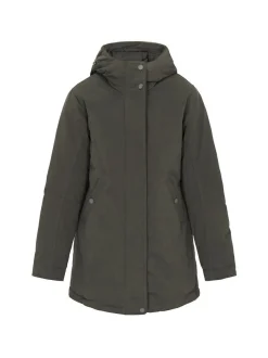 Dreimaster Damen Parka in oliv