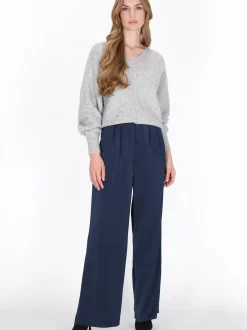 Dreimaster Damen Pullover in grau