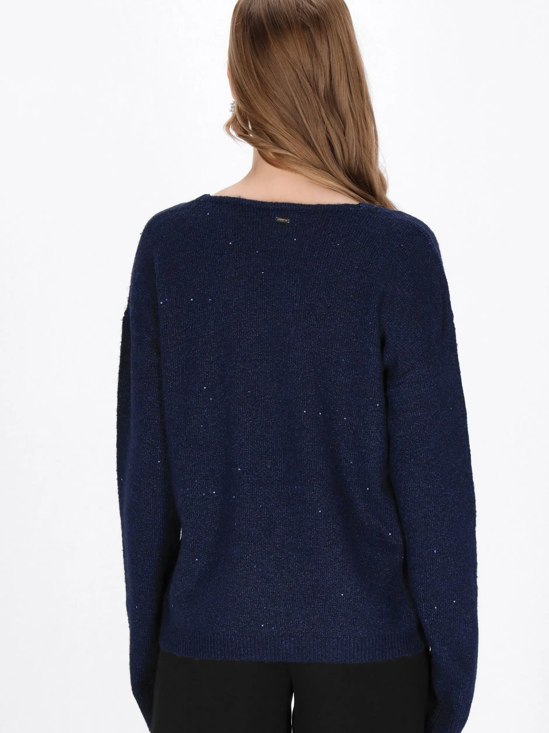 Dreimaster Damen Pullover in marine