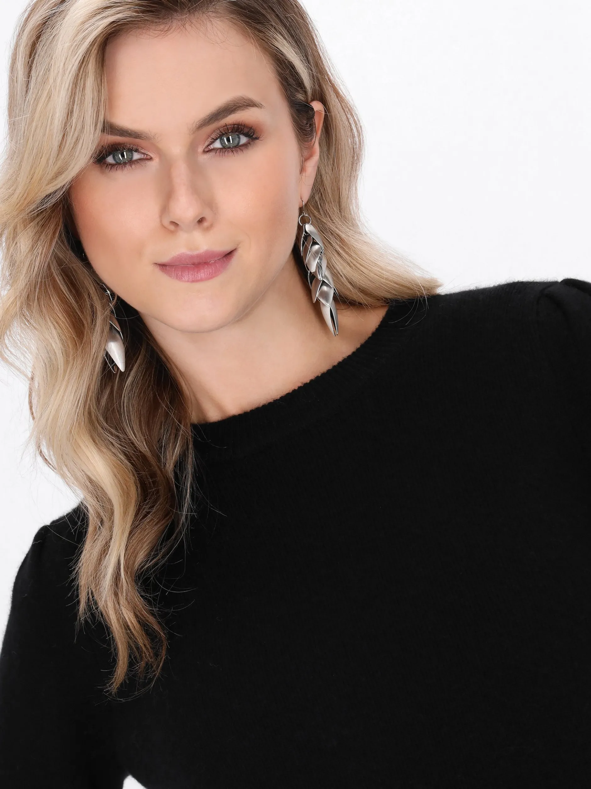 Dreimaster Damen Pullover in schwarz