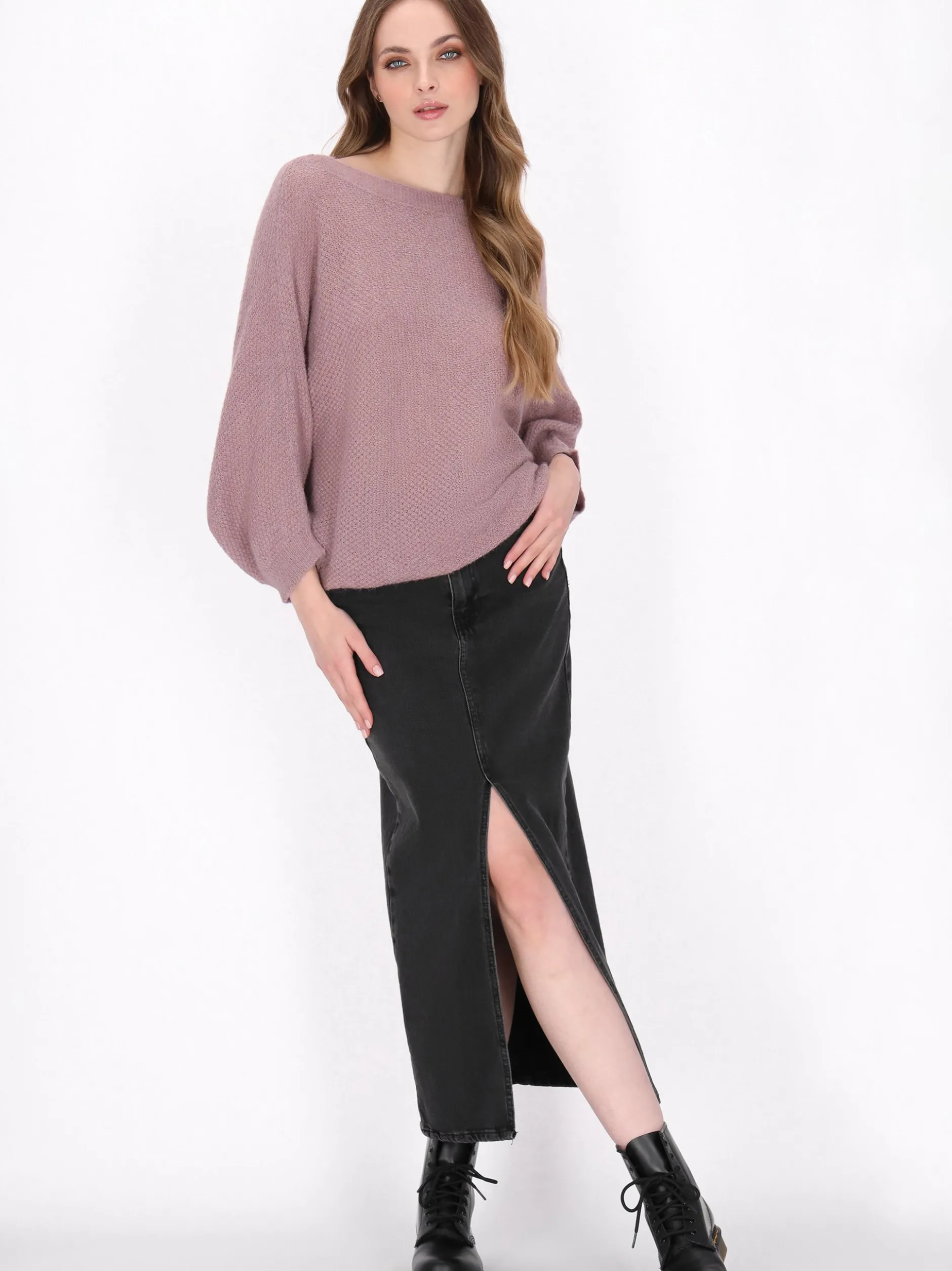 Dreimaster Damen Pullover in altrosa