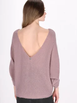Dreimaster Damen Pullover in altrosa