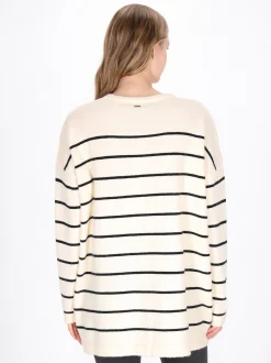 Dreimaster Damen Pullover in beige