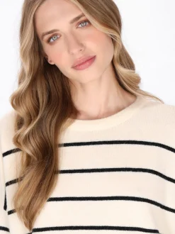 Dreimaster Damen Pullover in beige