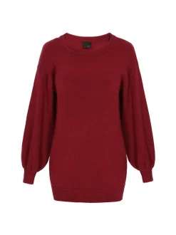 Dreimaster Damen Pullover in bordeaux