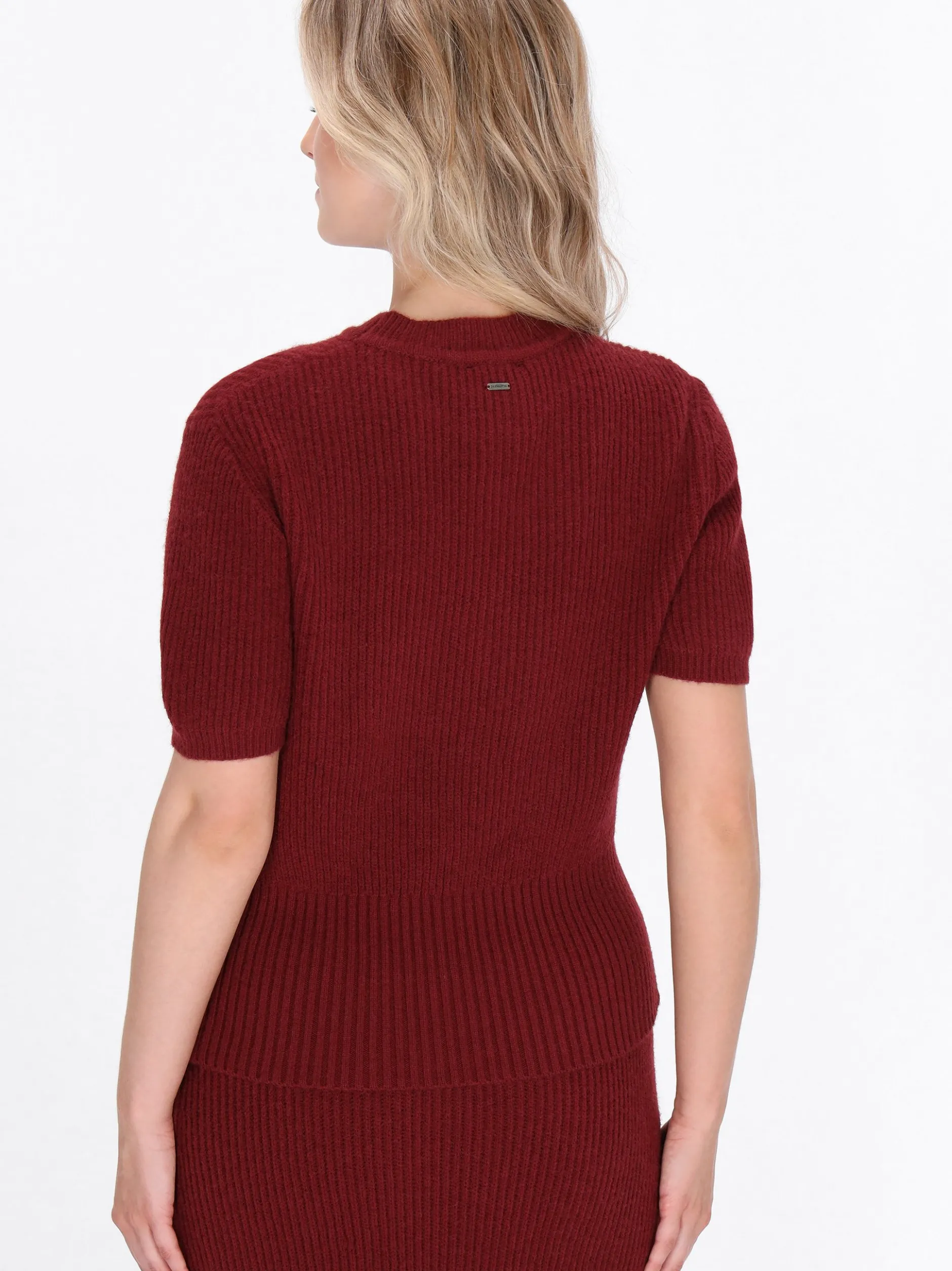 Dreimaster Damen Pullover in bordeaux